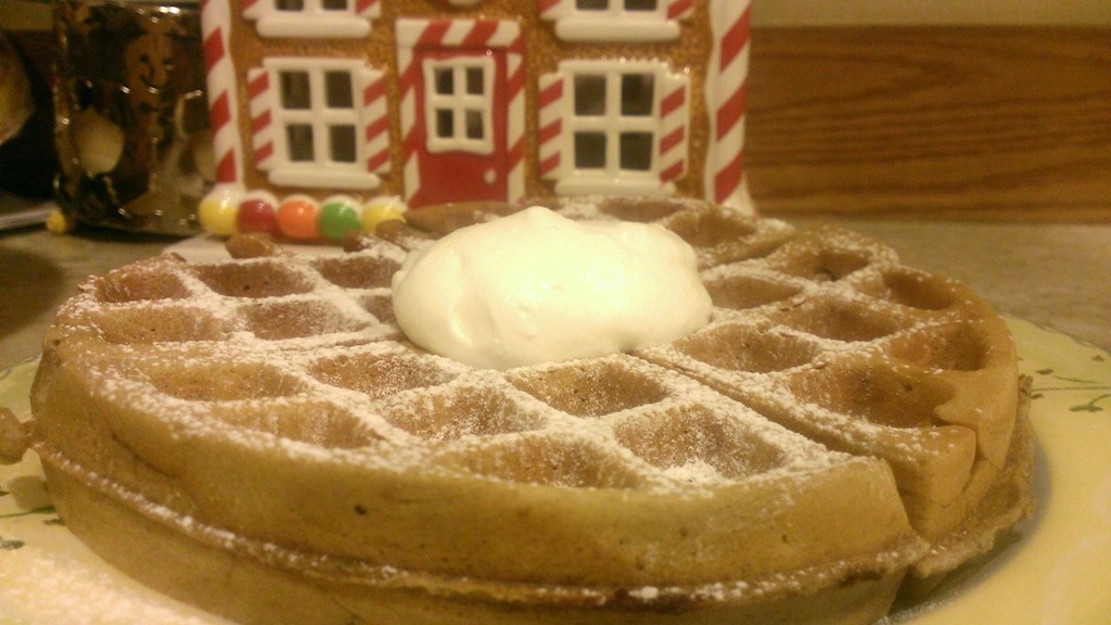 Chocolate chip peppermint waffle recipe